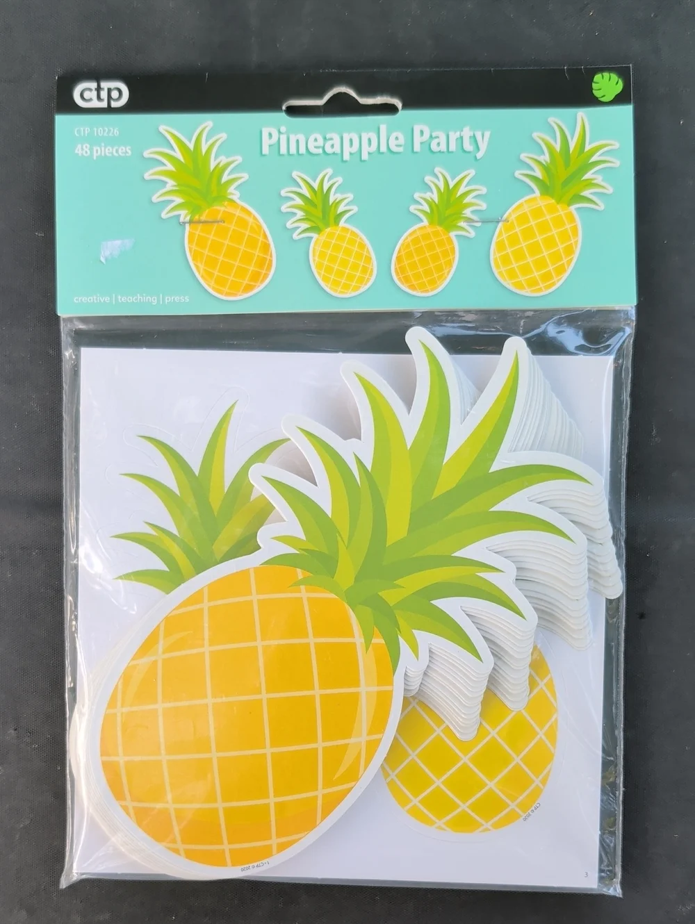 Pineapple Party Paper Cutouts